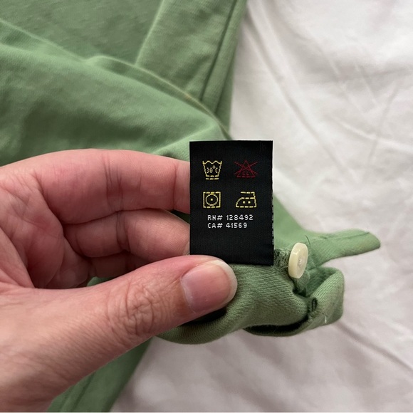 Greg Norman Men’s Play Dry Performance Mesh Polo Green Short Sleeve XXL - Picture 9 of 12